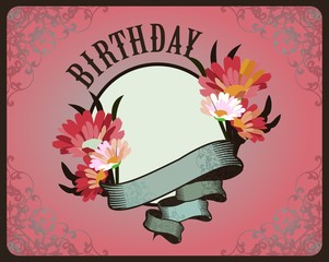Greeting card birthday