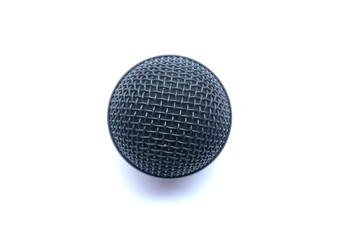 Microphone isolated on white background