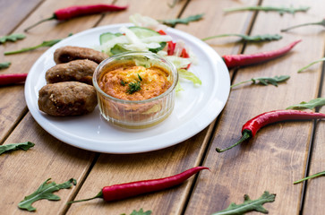 healthy meal with ground beef