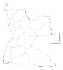 Map - Angola