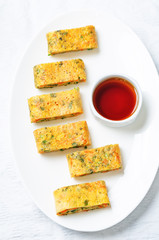 Tamagoyaki. Korean egg rolls