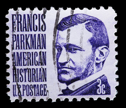 United States used postage stamp showing Francis Parkman