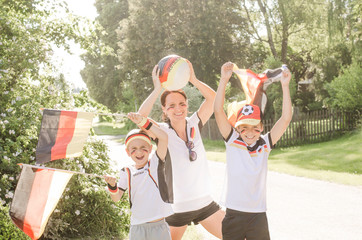 Deutsche Fußballfans © S.Kobold