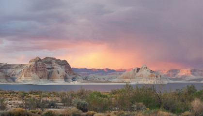 Sunset, Glen Canyon Recreational Area