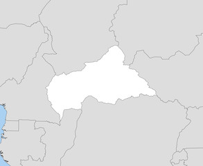 Map - Central African Republic