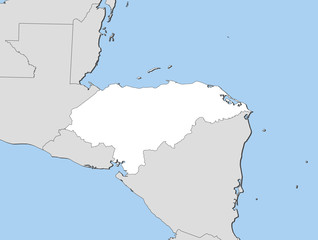 Map - Honduras