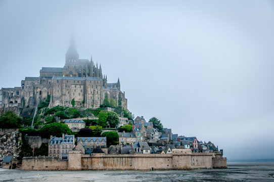 Mont saint michel monastery, noramdy, france