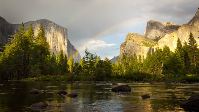 Rainbow in Yosemite