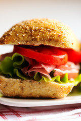 sandwich with cold cuts