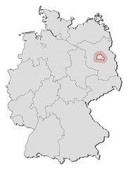 Map - Germany, Berlin