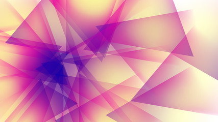 Obraz premium Background of transparent geometric shapes.