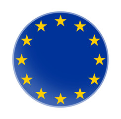 Europe Stars Blue Flag Symbol