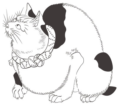 歌川国芳 鼠よけの猫 イメージイラスト