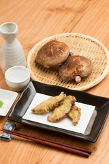 しいたけの天ぷら