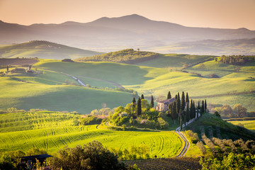 Peaceful morning in Tuscany, Italy - 112791149