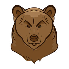 Bear Head Logo Mascot Emblem