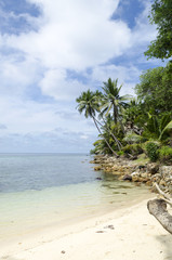 Tropical sunny beach. Thailand.