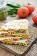  Quesadilla with chicken