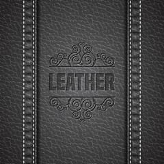 Leather texture background