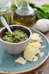 Fresh made Pesto Sauce