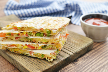 Quesadilla with chicken