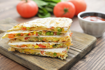 Quesadilla with chicken