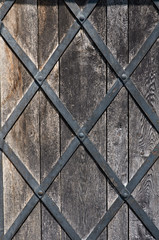pattern Old forging grille door