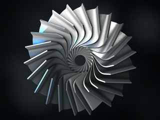 Abstract 3d rendering of gold surface.3d rendering.