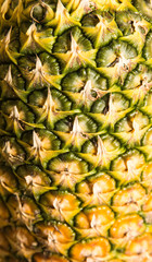 Fototapeta premium Texture of fresh pineapple