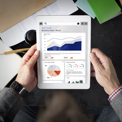 Business Chart Report Statistic Palnning Analysis Concept