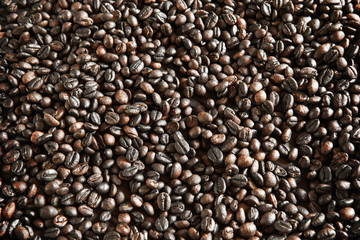 Roasted coffee beans