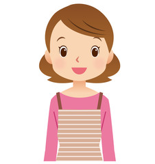 女性ポーズ　主婦　表情