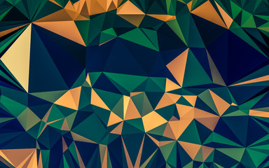 Abstract low poly background, geometry triangle