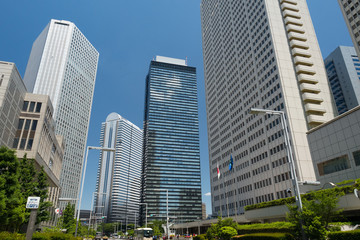 新宿の高層ビル街