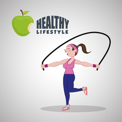 Healthy lifestyle design. Bodycare icon. Isolated illustration, vector graphic