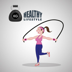 Healthy lifestyle design. Bodycare icon. Isolated illustration, vector graphic