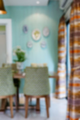nice design dining room interior design blur background..jpg