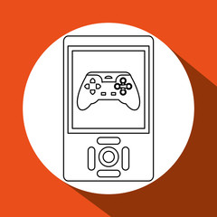 Game design. Technology icon. Isolated illustration , vector