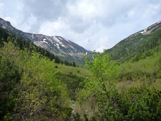 Tatry mountains in Slovakia in the spring