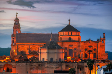 Fototapeta na wymiar La Mesquita Cathedral in Cordoba, Spain
