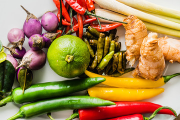 Traditional Thai food cuisine Herb ingredient