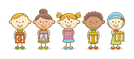 Games alphabet block