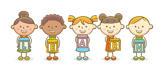 Learn alphabet block