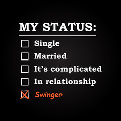 My status 