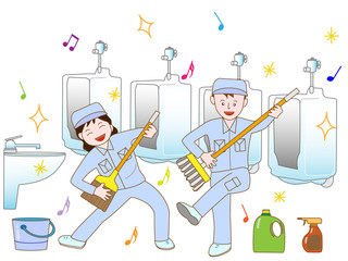 清掃作業員のエクササイズ