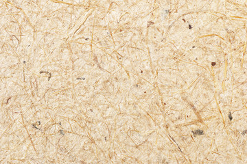Fototapeta premium Handmade paper with mulberry and straw, texture background