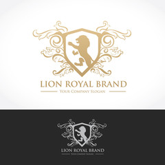 luxury logo template,boutique brand,real estate,property,royalty,crown logo,crest logo,hotel logo. Vector Logo Template.