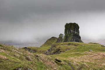 Fototapeta na wymiar Fairy Glen - Isle of Skye - Schottland