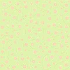 Fototapeta premium Green floral pattern background