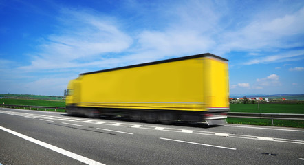 Truck shipment export goods dispatch